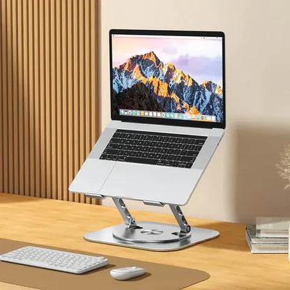 360° Rotatable Laptop Stand - Foldable & Portable Computer Stand for All MacBook/Laptops